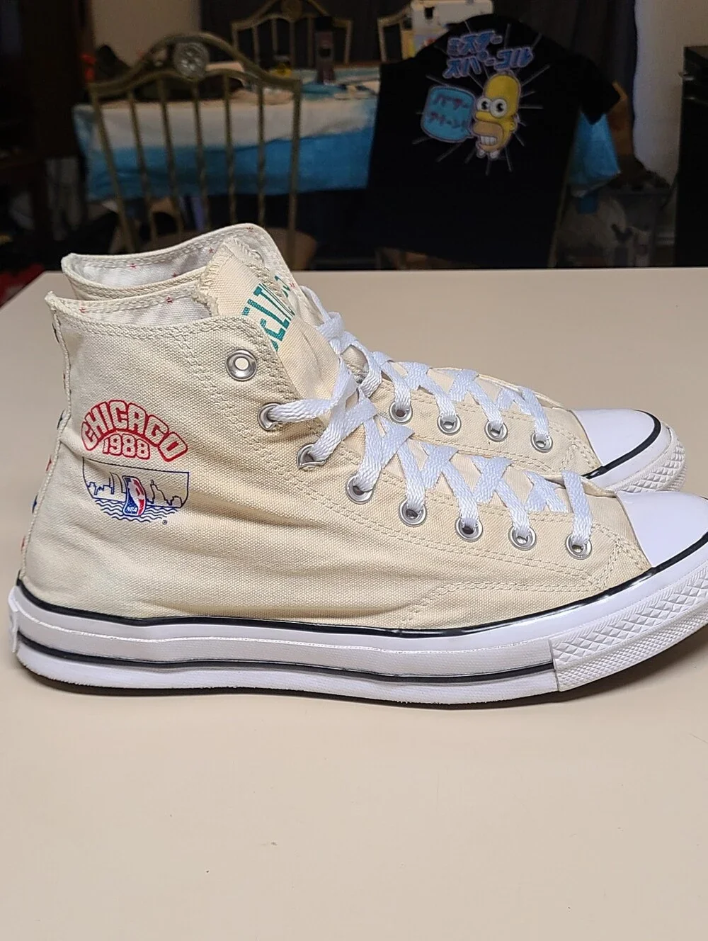 Converse X NBA CTAS Chuck 70 Chicago Allstar Game hi top sneakers size 11 - Picture 8 of 12